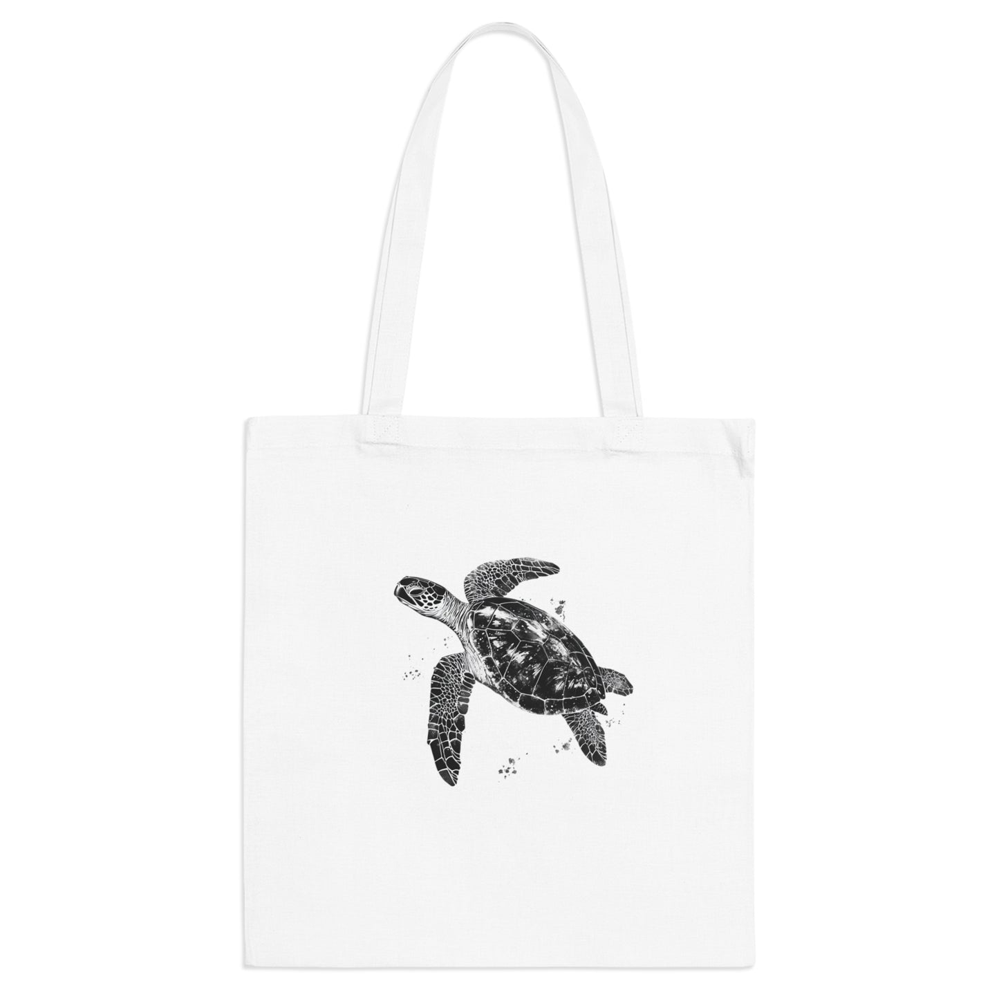Marine Life Lovers Tote Bag | Turtle and Ocean Design, Eco-Friendly Shopping Bag, Beach Tote, Gift for Ocean Enthusiasts, Sustainable Style