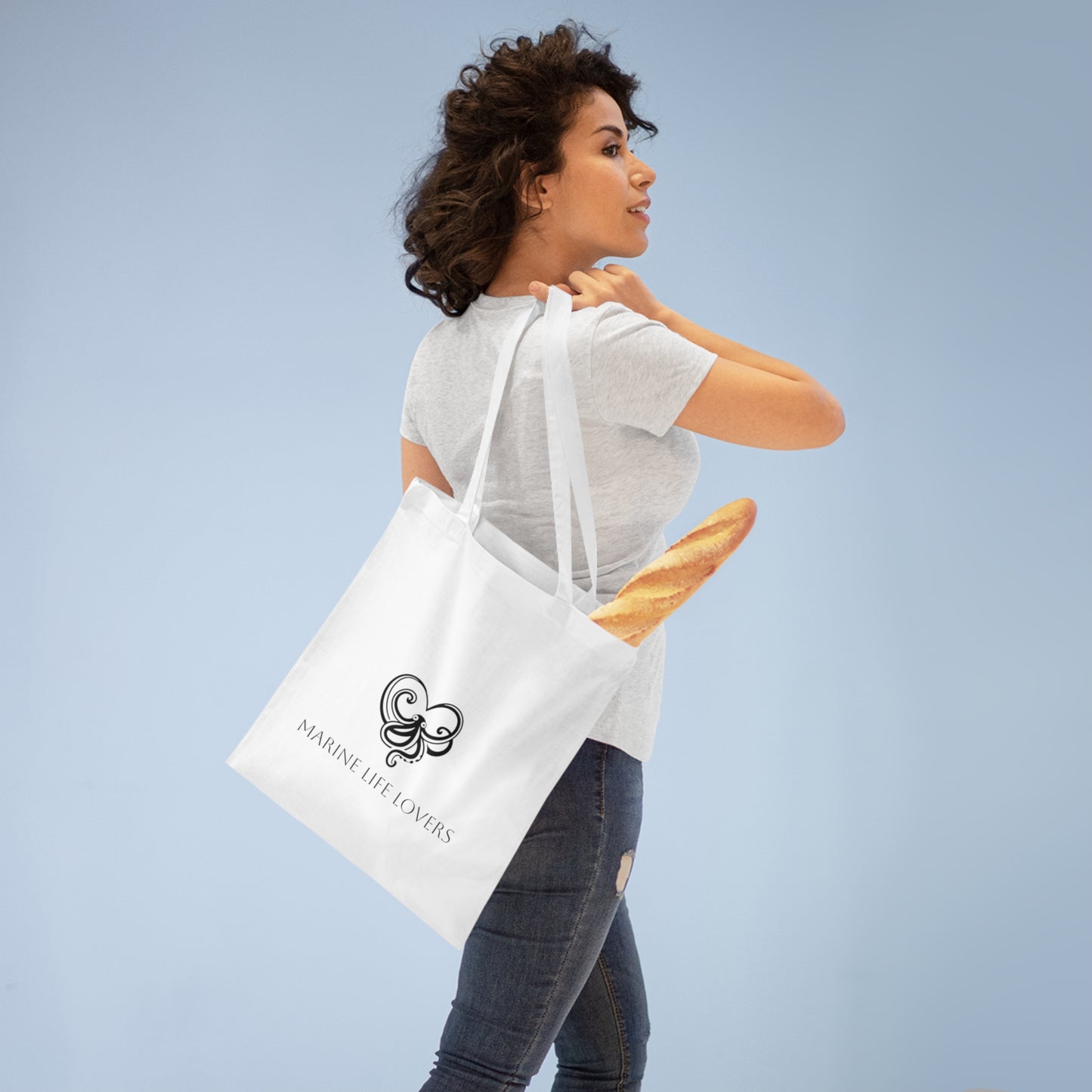 Marine Life Lovers Tote Bag | Turtle and Ocean Design, Eco-Friendly Shopping Bag, Beach Tote, Gift for Ocean Enthusiasts, Sustainable Style