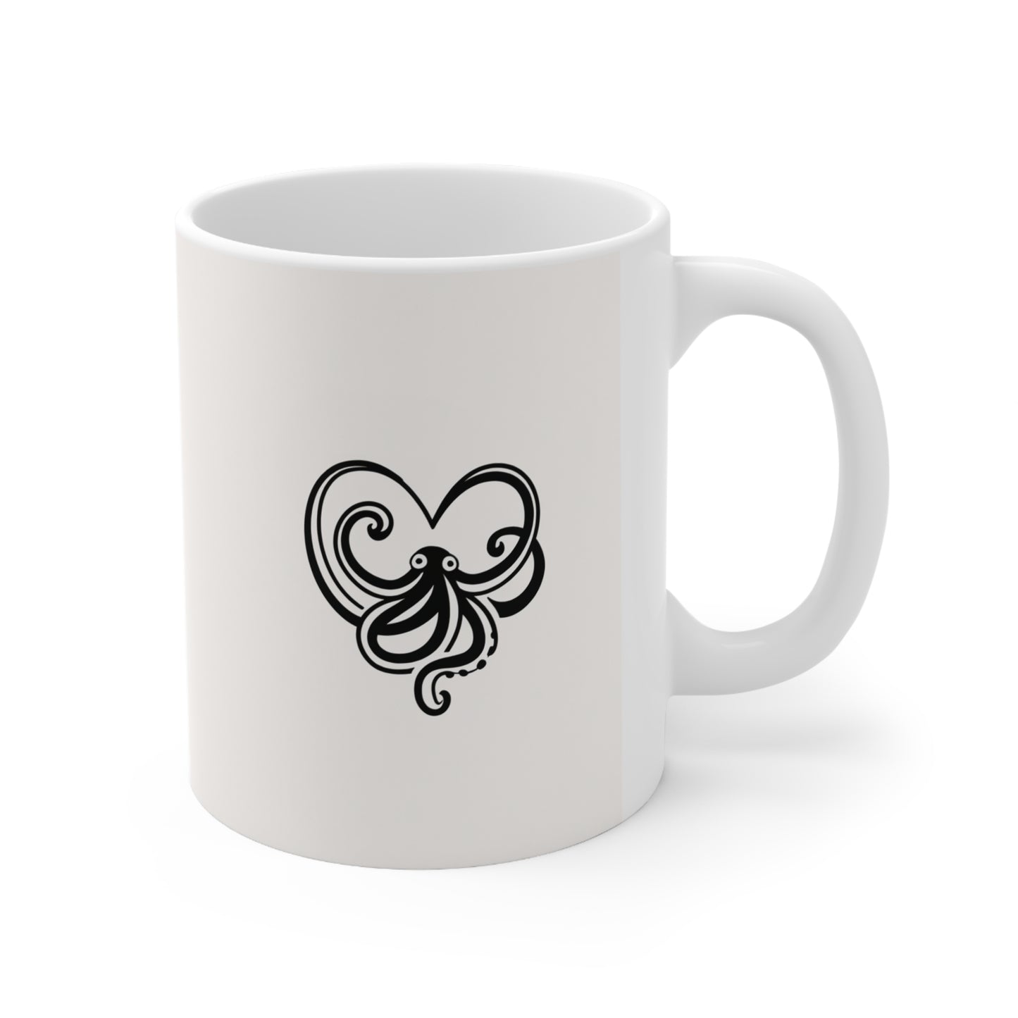 Marine Life Lovers Ceramic Coffee Mug, 11oz 15oz, Perfect Gift for Ocean Enthusiasts, Unique Personalized Mugs for Coffee Lovers
